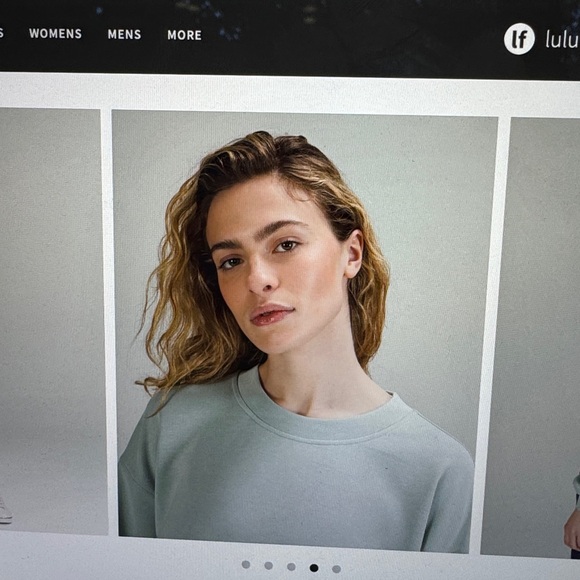 Lululemon perfectly oversized cropped crew softstreme - Picture 5 of 17